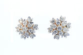 Shimmering Snowflake Studs